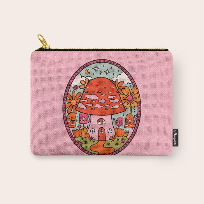 Mushroom Cottage Carry All Pouch Gallery Image 1