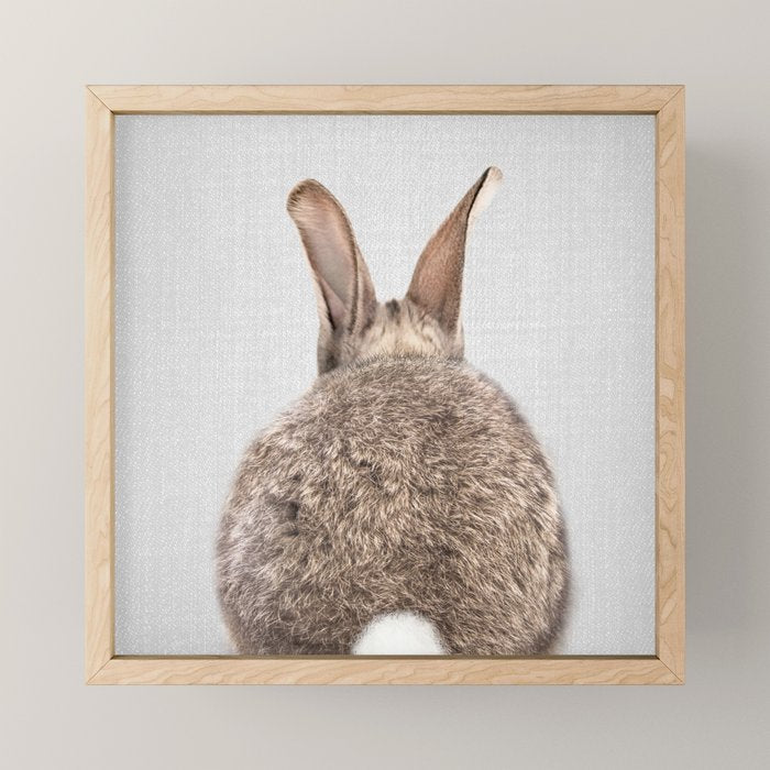 Rabbit Tail - Colorful Mini Art Print Gallery Image 1