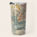 Vintage Celestial & Astrological Map  (1693) Travel Mug Gallery Image 3