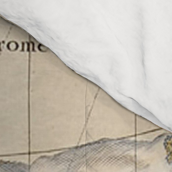 Vintage Celestial & Astrological Map  (1693) Comforter Gallery Image 4