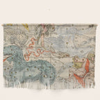 Vintage Celestial & Astrological Map  (1693) Wall Hanging Gallery Image 1