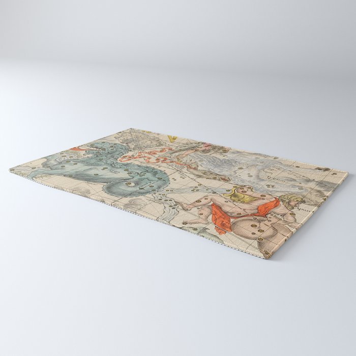 Vintage Celestial & Astrological Map  (1693) Rug Gallery Image 3