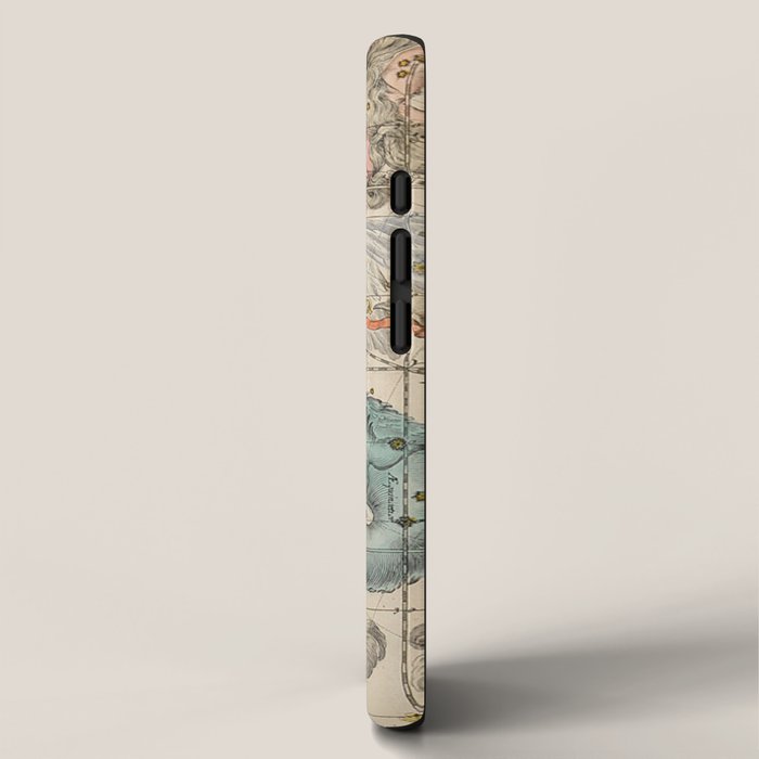 Vintage Celestial & Astrological Map  (1693) iPhone Case Gallery Image 2