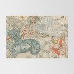 Vintage Celestial & Astrological Map  (1693) Rug Gallery Image 2