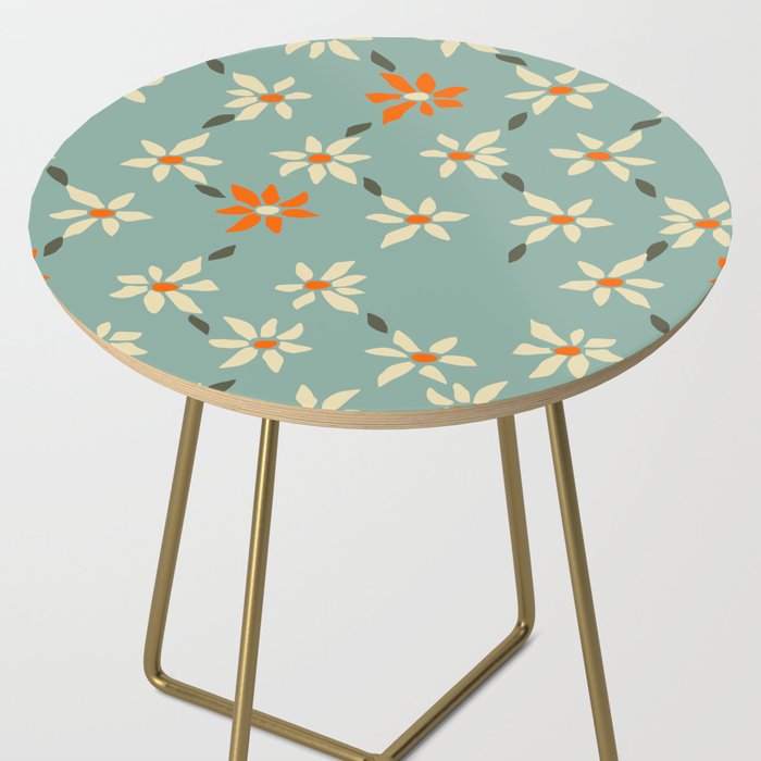 Daily pattern: Retro Flower No.11 Side Table Gallery Image 2