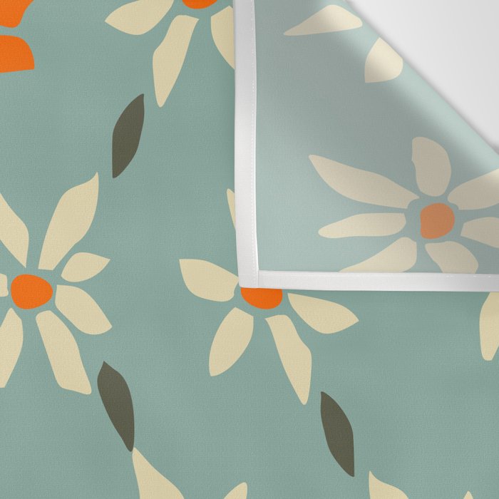 Daily pattern: Retro Flower No.11 Wall Tapestry Gallery Image 3