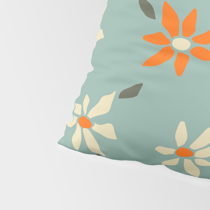 Daily pattern: Retro Flower No.11 Pillow Sham Gallery Image 4