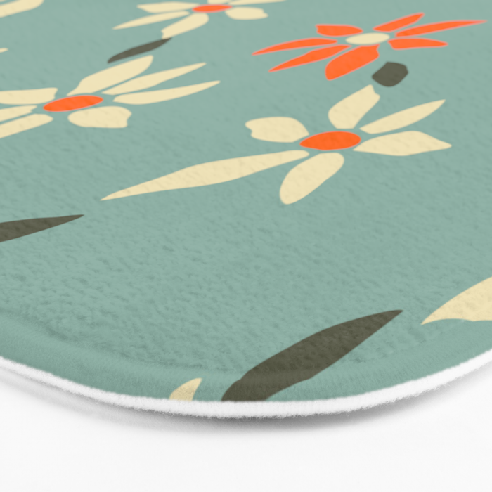 Daily pattern: Retro Flower No.11 Bath Mat Gallery Image 3