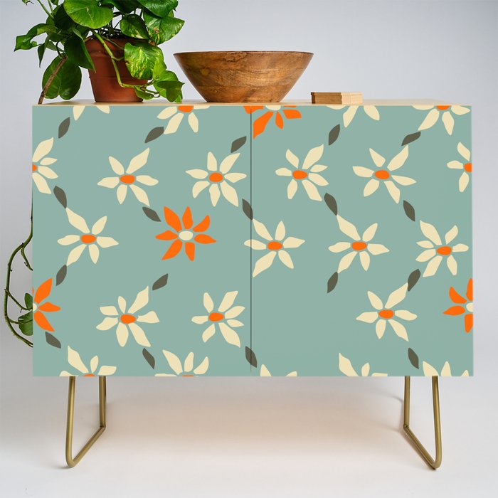 Daily pattern: Retro Flower No.11 Credenza Gallery Image 1
