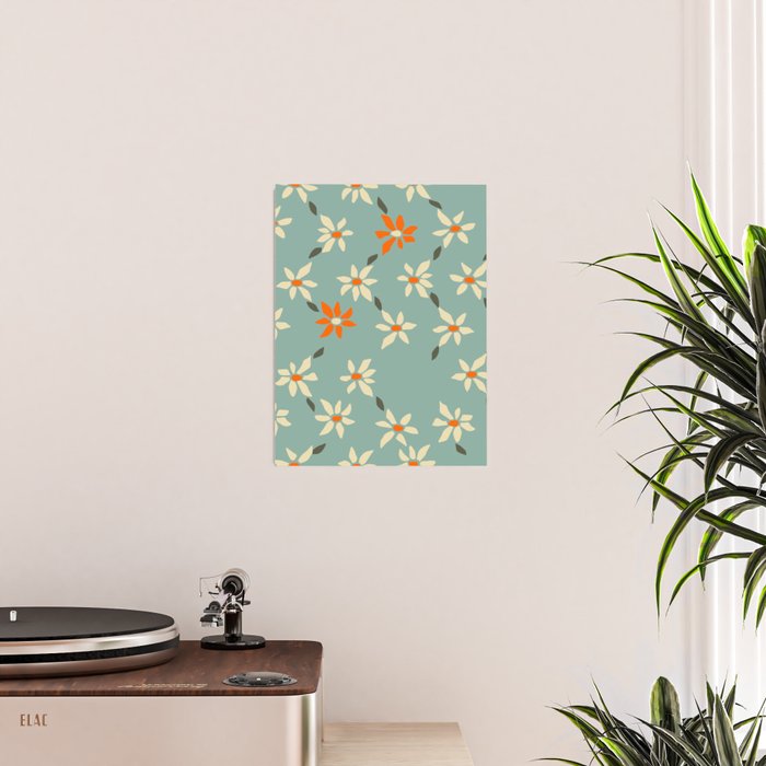 Daily pattern: Retro Flower No.11 Poster Gallery Image 2