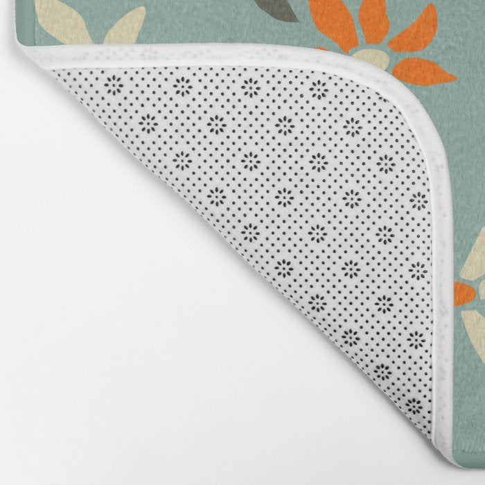 Daily pattern: Retro Flower No.11 Bath Mat Gallery Image 2