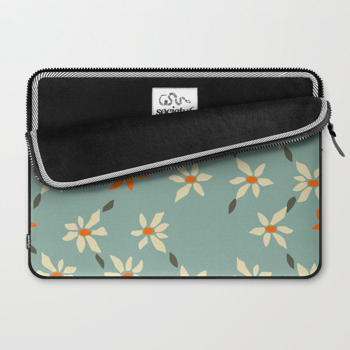 Daily pattern: Retro Flower No.11 Laptop Sleeve Gallery Image 2