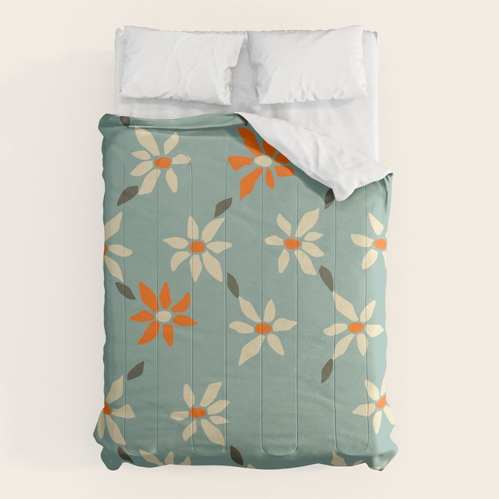 Daily pattern: Retro Flower No.11 Comforter Gallery Image 6