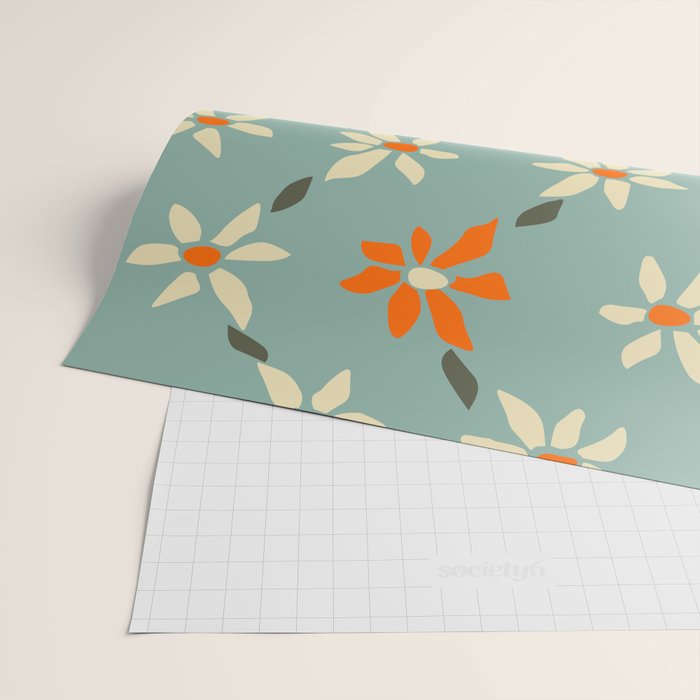 Daily pattern: Retro Flower No.11 Wrapping Paper Gallery Image 2