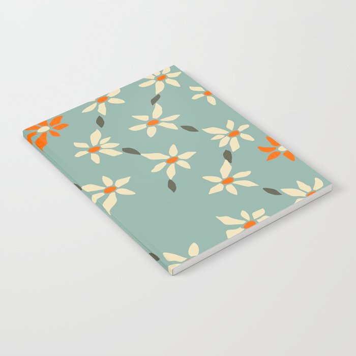Daily pattern: Retro Flower No.11 Notebook Gallery Image 2