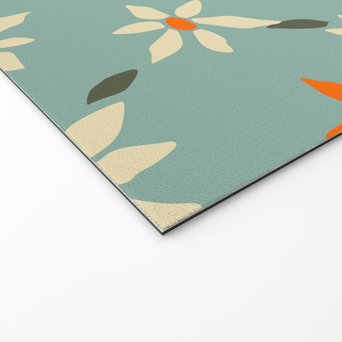 Daily pattern: Retro Flower No.11 Welcome Mat Gallery Image 2