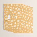Hidden cat 44 flowers fall  Wrapping Paper Gallery Image 3