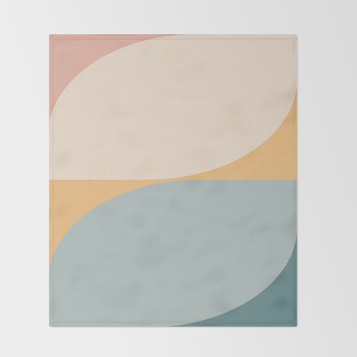 Almond Abstract XIII Throw Blanket Gallery Image 2
