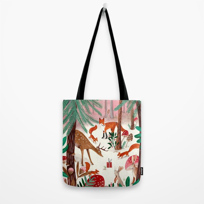 Whimsical woodland enchanted forest animals Tote Bag Gallery Image 2