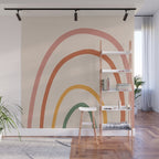 Warm Rainbow Wall Mural Gallery Image 1