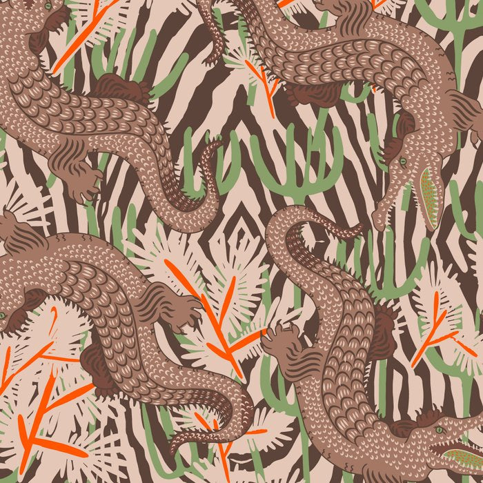 BAZAAR MOCHA GATOR Inspired by PANTONE 17 1230 Mocha Mousse Coffee Mug Gallery Image 2