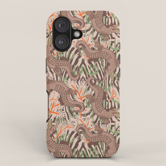 BAZAAR MOCHA GATOR Inspired by PANTONE 17 1230 Mocha Mousse iPhone Case Gallery Image 1