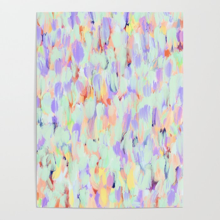 Artistic summer brushstrokes AS Poster Gallery Image 4