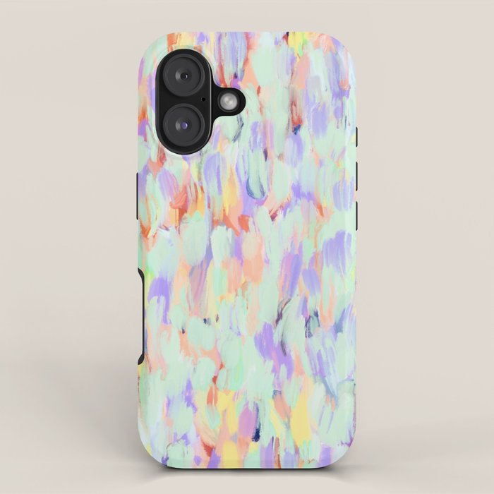 Artistic summer brushstrokes AS iPhone Case Gallery Image 1