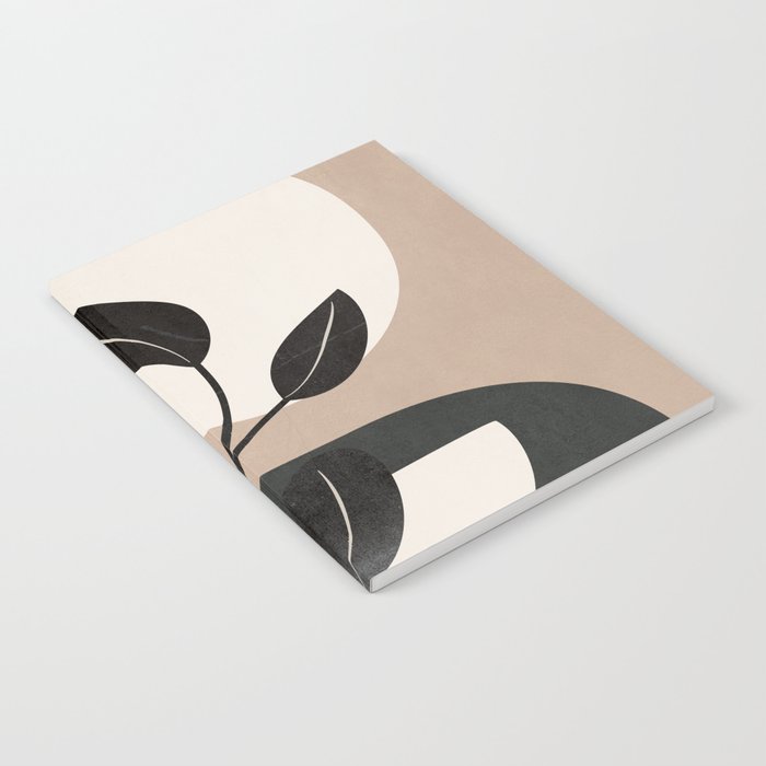 Modern Abstract Minimal Shapes Branches Art 9 Notebook Gallery Image 1