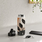 Modern Abstract Minimal Shapes Branches Art 9 Water Bottle Gallery Image 4
