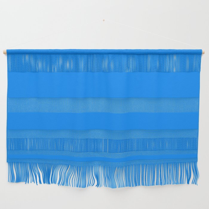 Blue Solid Color Bright Vivid Bold Accent Wall Hanging Gallery Image 1