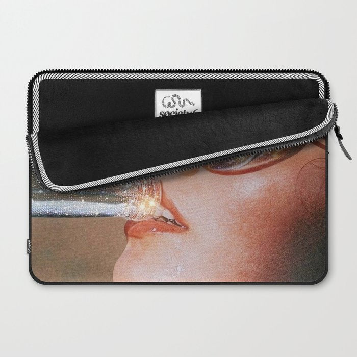 SUMMER VOL.1 - digital artwork by Yana Potter, holidays mood, weekend, stars shining, diamonds.  Laptop Sleeve Gallery Image 2