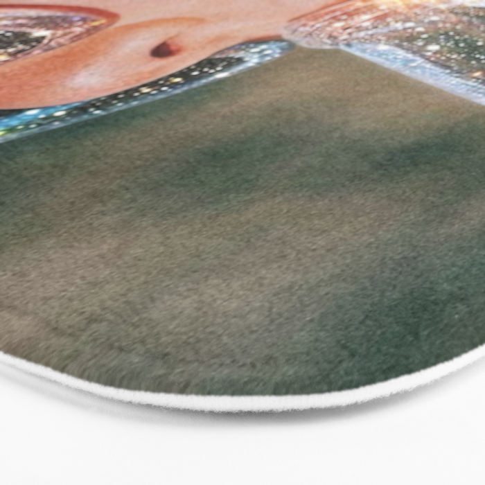 SUMMER VOL.1 - digital artwork by Yana Potter, holidays mood, weekend, stars shining, diamonds.  Bath Mat Gallery Image 3