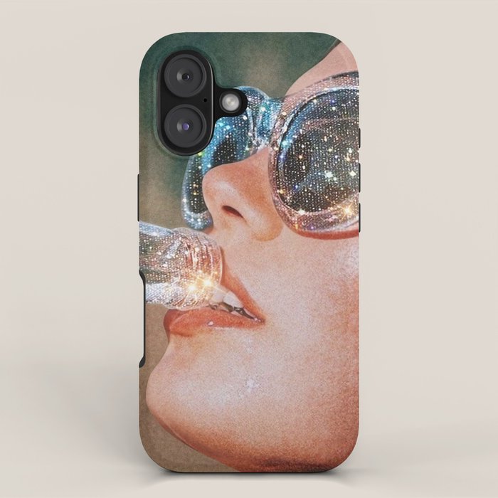 SUMMER VOL.1 - digital artwork by Yana Potter, holidays mood, weekend, stars shining, diamonds.  iPhone Case Gallery Image 1
