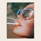 SUMMER VOL.1 - digital artwork by Yana Potter, holidays mood, weekend, stars shining, diamonds.  Poster Gallery Image 4