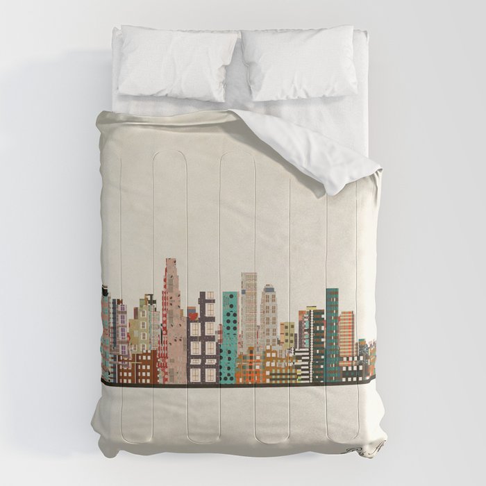 los angeles skyline Comforter Gallery Image 6