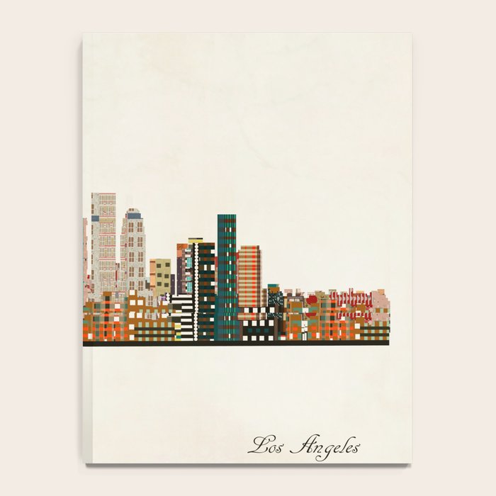 los angeles skyline Notebook Gallery Image 4