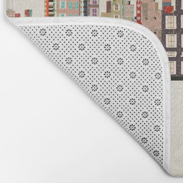 los angeles skyline Bath Mat Gallery Image 2