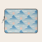 Cat Mountain Cloud pattern 1 Laptop Sleeve Gallery Image 1
