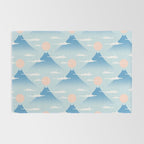 Cat Mountain Cloud pattern 1 Rug Gallery Image 2
