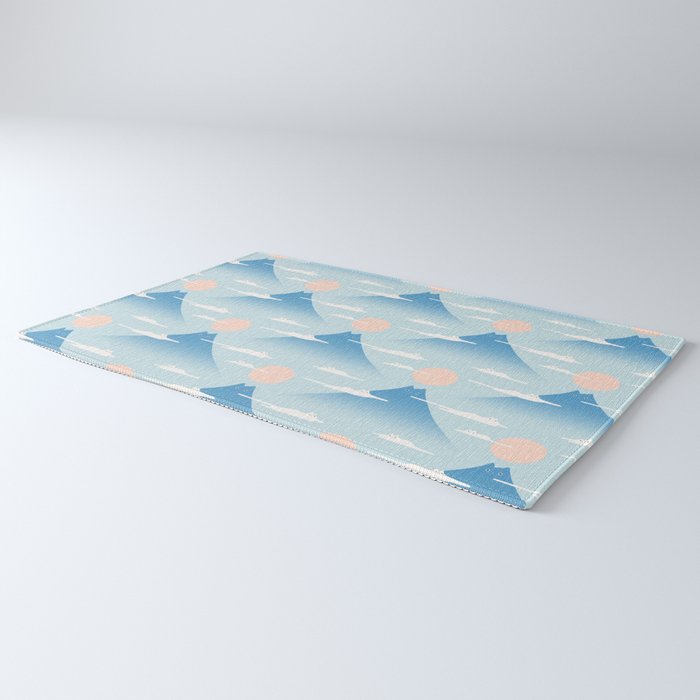 Cat Mountain Cloud pattern 1 Rug Gallery Image 3
