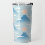 Cat Mountain Cloud pattern 1 Travel Mug Gallery Image 2