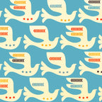 Festive Birds Blue Coffee Mug Gallery Image 2