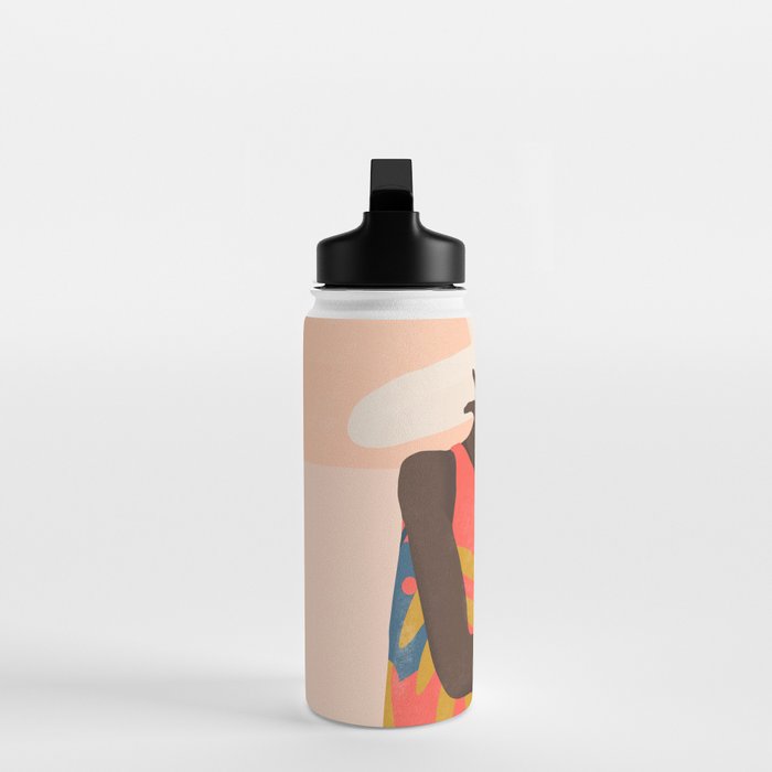 Tropical Girl 19 Water Bottle Gallery Image 3