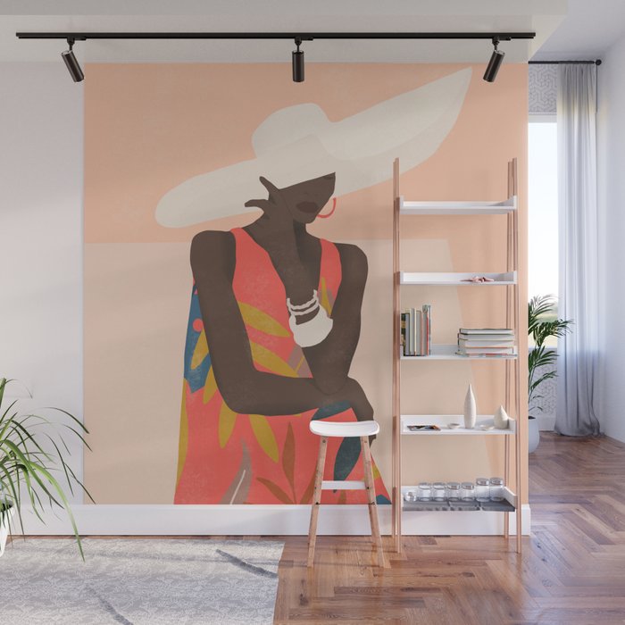 Tropical Girl 19 Wall Mural Gallery Image 1