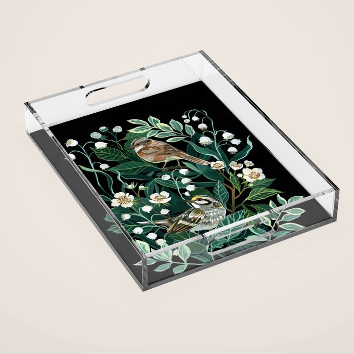 Lily of The Valley Acrylic Tray Gallery Image 1