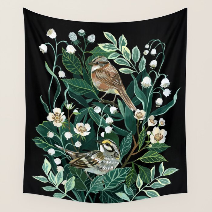 Lily of The Valley Wall Tapestry Gallery Image 4