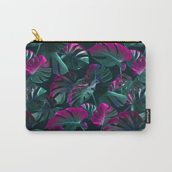 Tropical Monstera Leaf Garden Carry All Pouch Gallery Image 1