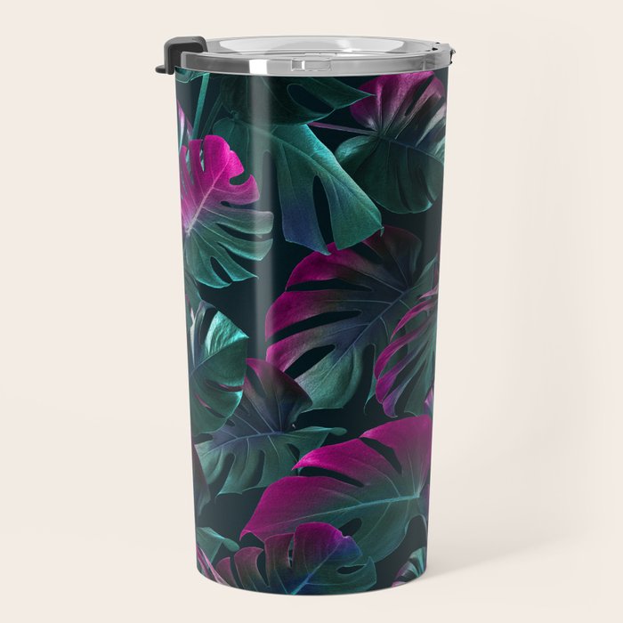 Tropical Monstera Leaf Garden Travel Mug Gallery Image 3