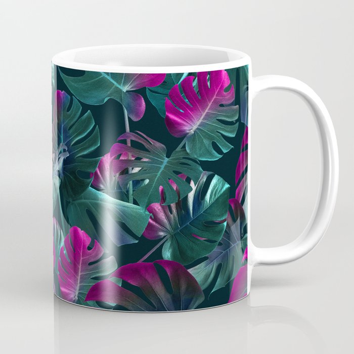 Tropical Monstera Leaf Garden Coffee Mug Gallery Image 1